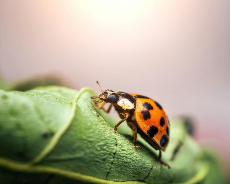 coccinelle dans la maison